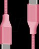 217089 Sync & charging cable, USB-C™ ->USB-C™, 1.5, rose