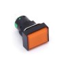 Przycisk panelowy prostokątny monostabilny 16x22mm pomarańczowy