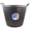 Faithfull FAIECOFLXB25 Eco Flex Tub 25 litre - Recycled Black