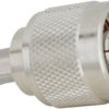 N plug 50 Ω, crimp connection, straight, N-STECKER AIRCELL 5 (CRIMP)