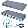 i-tec CADUAL4KDOCKUK USB 3.0 / USB-C / Thunderbolt 3 Dual Display Docking Stati