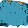 Through terminal block, push-in connection, 95 mm², 232 A, 8 kV, blue, 2694070000