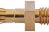 4 mm plug, screw connection, mounting Ø 2.5 mm, 22.1051