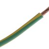 Przewód montażowy 10 mm² Zielony/Żółty RS PRO PVC 7 AWG 600 V dł. 25m 80/0,4 mm +70°C BS 6231