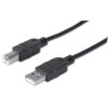 Kabel Usb 2.0 Am-Bm 1.8M Do Drukarki Czarny Ekranowany