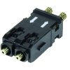 FO plug, SC, POF, plastic, black, 09350024003