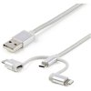 StarTech.com LTCUB1MGR 1 m (3 ft.) USB Multi Charging Cable - USB to Micro-USB