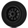 Kółko do wózka, Lite, Guma, Czarny, obc.: 205kg, śred.: 200mm, szer.: 50mm