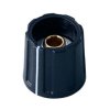 Pokrętło potencjometru oś: 6mm średnica: 16mm Wałek okrągły Czarny OKW