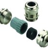 Cable gland, M12, 14/14 mm, Clamping range 3 to 6.5 mm, IP68, silver, 1772200000
