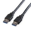 Kabel Roline Usb 3.2 Gen 1, Typ A-A, Czarny, 3 M