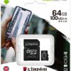 Karta pamięci microSD Kingston Canvas Select Plus microSDHC C10 UHS-I 64GB