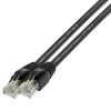 Patchcord zewnętrzny linka UTP kat.6 PVC+PE czarny 5m NEKU