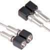 Uchwyt styku gniazda, raster: 2.54mm, 2-pinowemontaż: Przewlekany, zakończenie: Lutowane, 3A, 100 V AC, 150 V DC