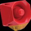 ASSB24110RAL Asserta Maxi AV, red, yellow lens, 110 dB, 24 V DC