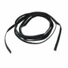 Silicone Cover Stranded-Core Ribbon Cable - 4 Wires 1 Meter Long (30 AWG Black)