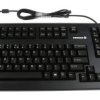 Klawiatura z touchpadem Kompaktowa, ergonomiczna przewodowa, kolor: Czarny, USB, QWERTY (USA), CHERRY