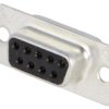 D-Sub 9-Pin Wtyk Żeńskie Na Przewód Lutowanie Hd 20 5-747905-2