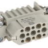 Wkładka złącza dużej mocy 15-pinowe HARTING 10A Żeński Proste