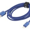 Kabel USB 2.0 Apple Lightning wtyk - USB A wtyk 1,2m niebieski CAJY000003