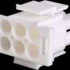 0-0350715-4 6-pin Mate-N-LOK plug housing, 2-row
