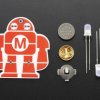 Adafruit Learn to solder PCB badge kit by MAKE Magazine - MakerSHED