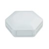 CamdenBoss CBHEX1-15-WH Hex-Box IoT Enclosure 1 Solid Panels and 5 Vented White