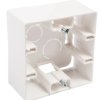 NILOE.Puszka natynkowa jednokrotna 88.5x88.5x40mm IP20 biała 88,5x88,5x40 664798