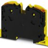 High current terminal, plug-in connection, 2.5-35 mm², 1 pole, 125 A, 8 kV, yellow/black, 3212082