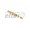 Wtyk Jack 6,3mm mono metalowy złocony