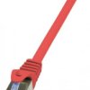 LogiLink Patchcord S/FTP czerwony kat.6A LSZH 2,0m.