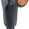 Sensor actuator cable, M8-cable socket, angled to open end, 4 pole, 2 m, PVC, black, 4 A, 0805F1 04 002 2M