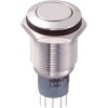 Zip Switch LAS2GQF-22/S/P 16mm IP67 Vandal DPDT Not Illuminated Flush S'Steel