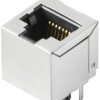 Socket, RJ45, 8 pole, solder connection, 2436450000