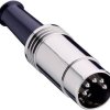 Wtyczka DIN Lumberg 0131 05-1, 5 pin, 4 A, 60 V, niklowana
