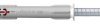 Fischer 562151 DuoXpand T Kołek motażowy o zwiększonej długości 120 mm 8 mm 50 szt.