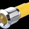 Q16P1CXXY220E Indicator LED, 220 V AC, 16 mm, FASTON, yellow/BrC