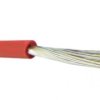 Kabel silikonowy SIF 180C 300/500V 10 ciepłoodporny LSOH czerwony linka TKD /100m/