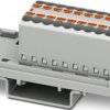 Distribution block, push-in connection, 0.14-2.5 mm², 17.5 A, 6 kV, gray, 1046949