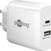 Podwójna szybka ładowarka USB-C™ PD (65 W) biały 65410