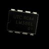LM386L-1 DIP08 Producent: UTC. Wzmacniacz audio 325mW 8 Ohm 4-12V .