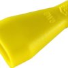 Insulating grommet for 6.3 mm, PVC, UL 94HB, yellow, 01050001004