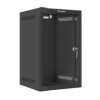 Szafa instalacyjna wisząca 10 9U 280x310 czarna LANBERG