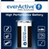 bateria alkaliczna everActive Pro 6LR61 / 6LF22 9V (blister) - 1 sztuka