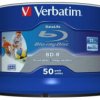 Płyty Blu-Ray Verbatim BD-R SL Printable 25GB Cake (50szt.)