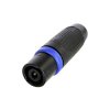 Neutrik NLT4MXXBAG Speakon STX Plug Black/Blue Robust Metal Housing