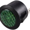 TRU COMPONENTS TC-12659384 Neonowe lampy sygnalizacyjne 230 V/AC 20 mm zielony 1 szt.