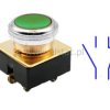Przycisk chwilowy; zielony; NO; NC; fi 30mm