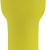Konektor żeński, pełna izolacja PCV, tuleja, 6.3x0.8 mm, 4-6 mm2, żółty