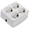 Martin Kaiser 536/kws Multi-receptacle 250V Chalk White IP20 Type F 3G1.5mm²